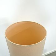 Lampe en céramique marron de Besigheimer Leuchten avec base éclairée