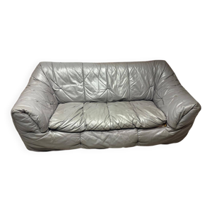 canape 3 places ligne - gris