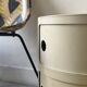 Componibili XL bedside table in cream by A. Castelli for Kartell, design 1970.