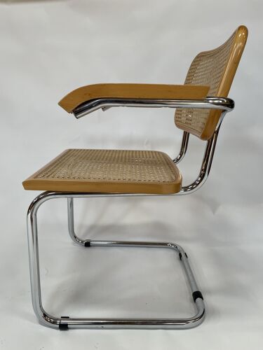Set of 4 Cesca model armchairs by Marcel Breuer