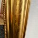 Gilded mirror Louis Philippe 138x98 trumeau fireplace