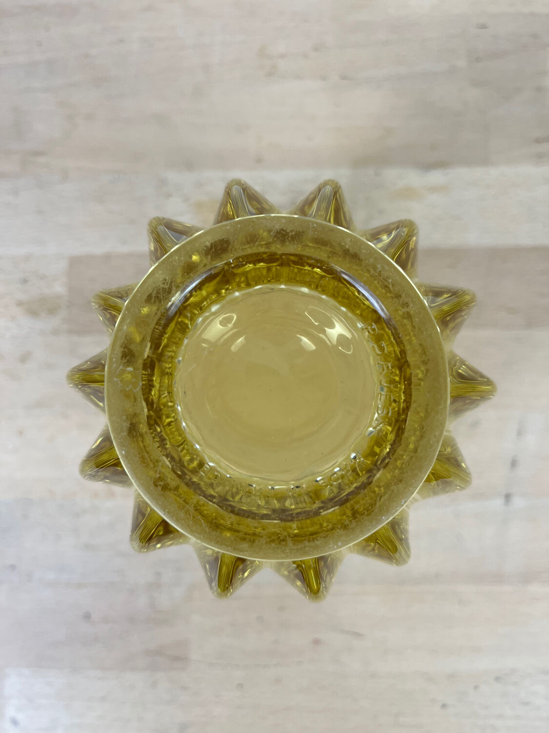 Vase art déco Pierre d’Avesn jaune