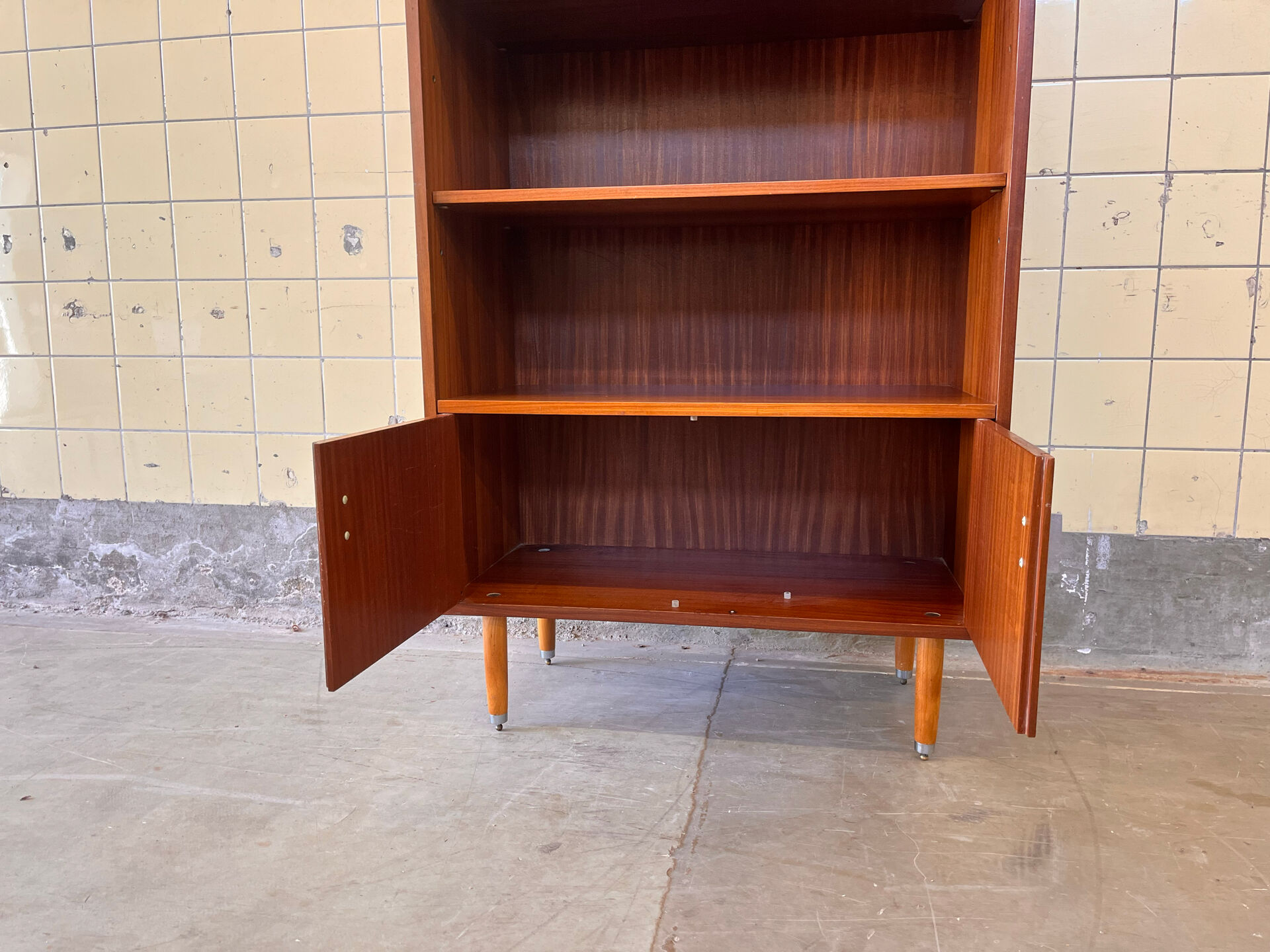 Vintage Belgian bookcase
