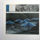 Lithographie sur carton de Christo, Les Parapluies, Japon - Etats-Unis, 1991