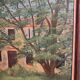 French vintage oil painting, signed Martínez, 1950