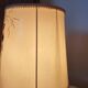 Lampe en grès et fleurs séchées atelier " Le Trident " Vallauris
