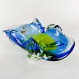 1960's Art Glass Bowl by Josef Hospodka, Czechoslovakia