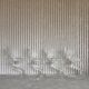 Ensemble rare de 4 chaises sculpturales en Lucite par Michel Dumas