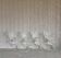 Rare set of 4 sculptural Lucite chairs by Michel Dumas