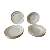 12 plates Villeroy & Boch 1950