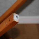 10 baumann chairs no. 12 black faux leather light beech