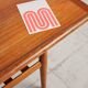 Large coffee table by Grete Jalk, Mid-Century Danish design.