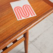 Large coffee table by Grete Jalk, Mid-Century Danish design.