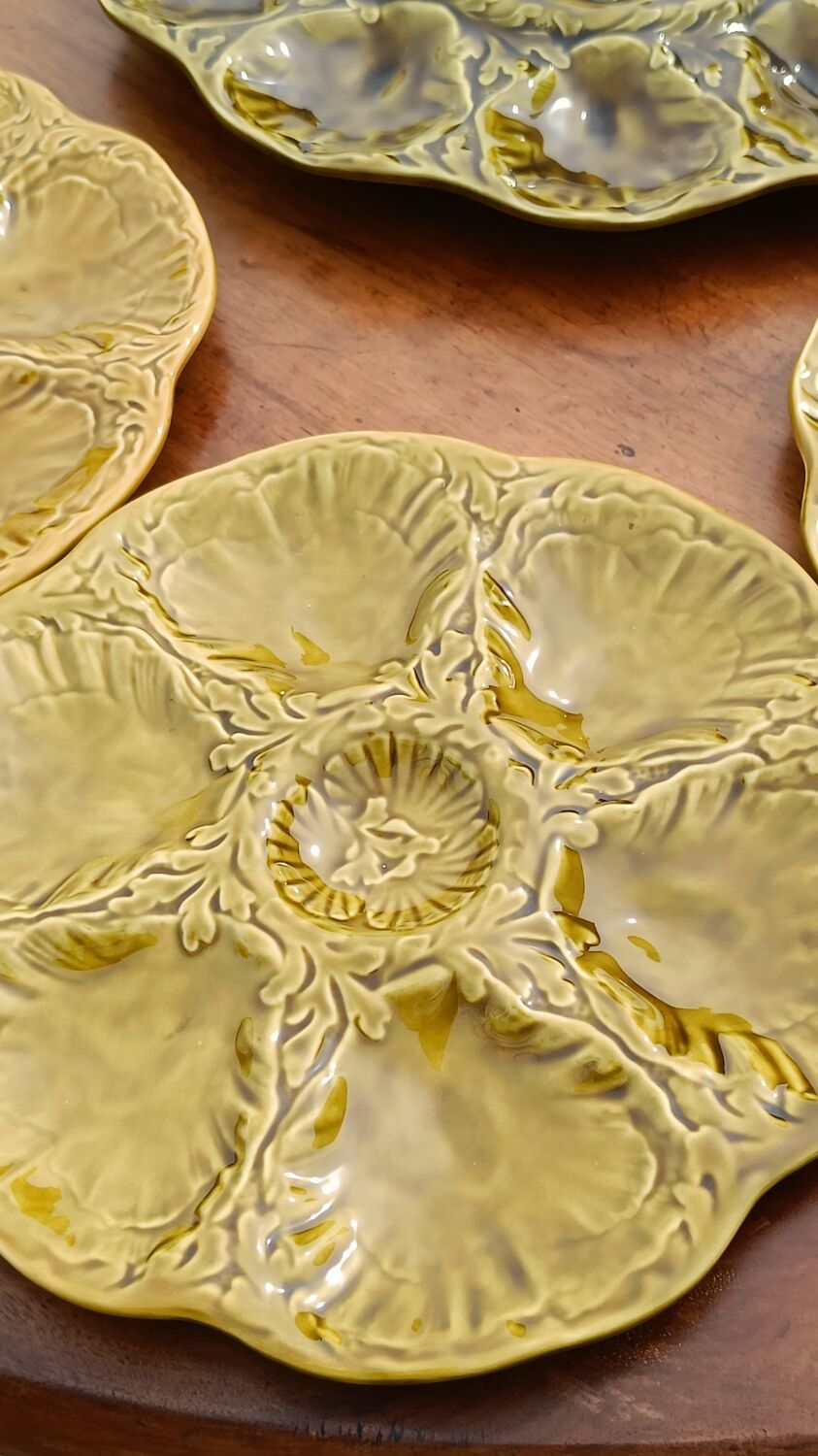 Vintage oyster service Gien – ceramic