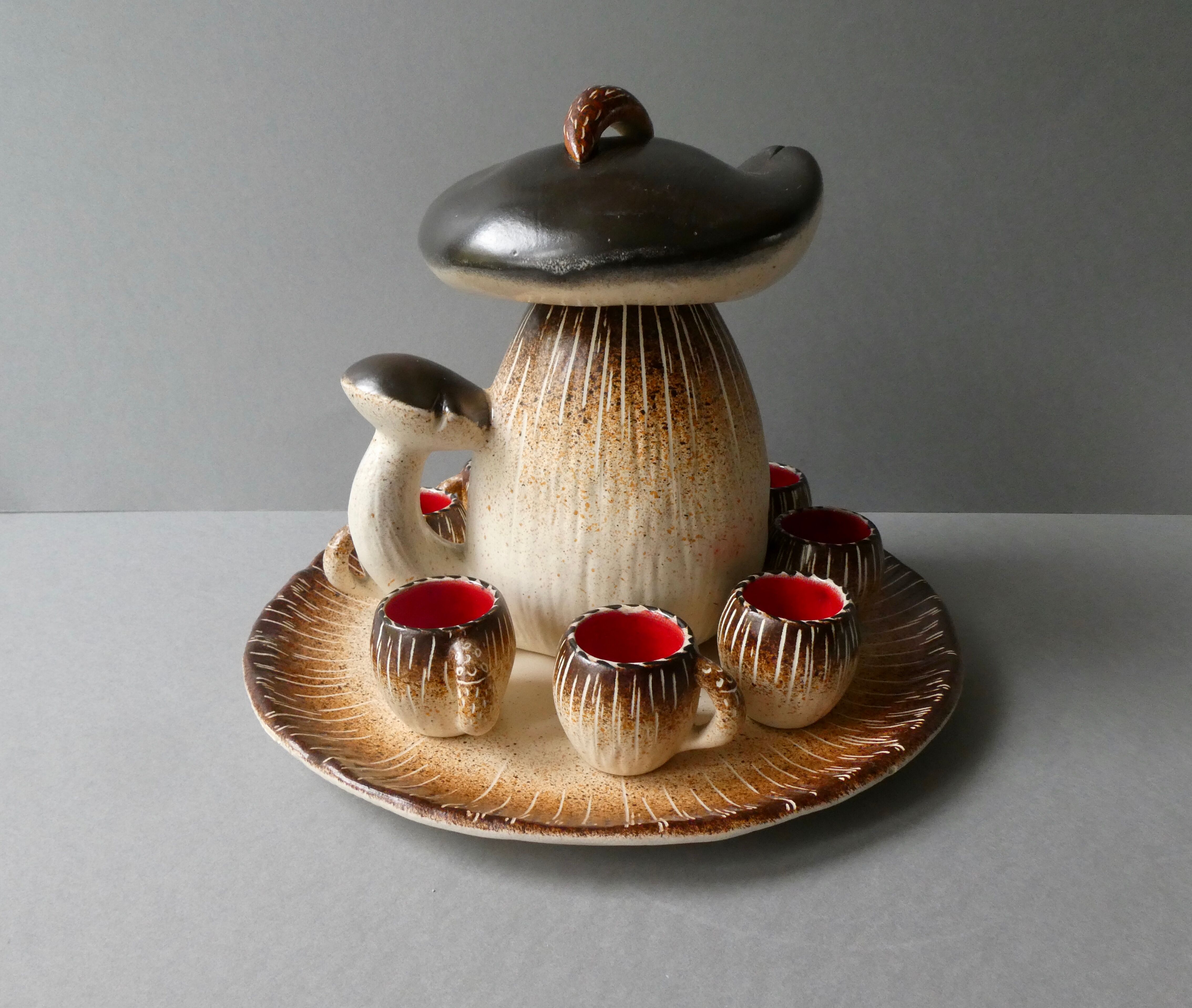 Digestive service Bruno Dose Poterie du Breuil 60s