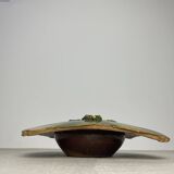 Glazed ceramic flowerpot vase