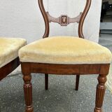 2 old carved chairs