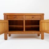 Buffet de style campagnard 2 portes et 2 tiroirs, années 1960
