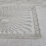 Antique compartmentalized dish in Art Deco crystal