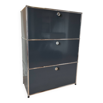 USM Haller chest of drawers in Anthracite Gray (latest generations)