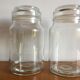 Lot of 4 vintage glass jars