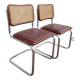 Paire de chaises b32 Marcel Breuer cesca -1970s