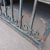 Old gate gate 2 wrought iron beating Sun L 176 cm x H 137 cm