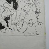 Edouard Pignon Ink on paper