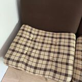 Lot 6 fauteuils tissu en polystyrène rigide année 50/60