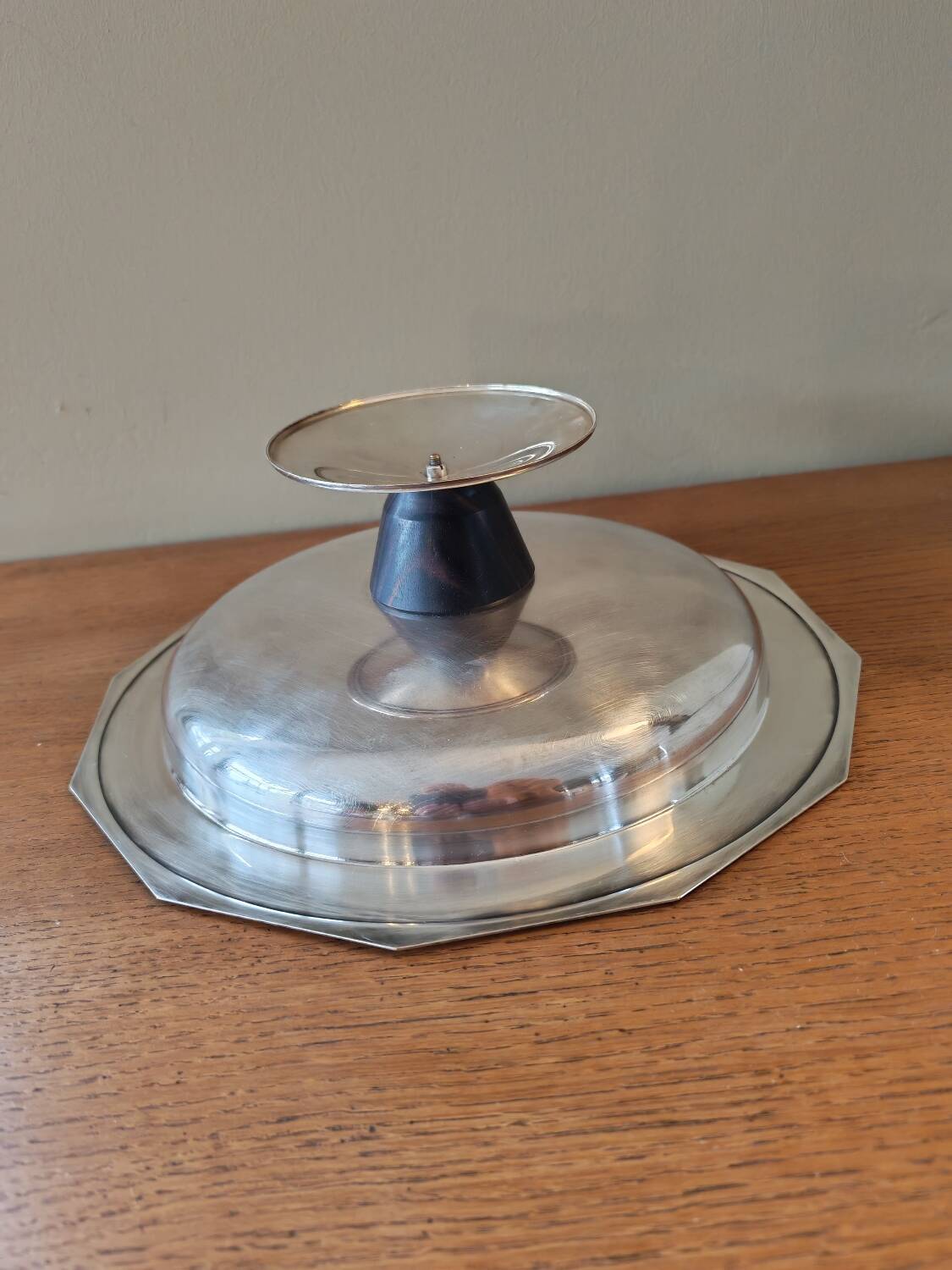 Art Deco silver-plated bowl by Bouillet and Bourdelle