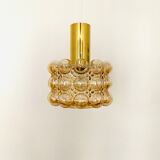 Bubble glass pendant lamp by Helena Tynell for Glashütte Limburg