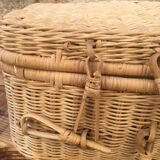 Wicker suitcase