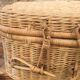 Wicker suitcase