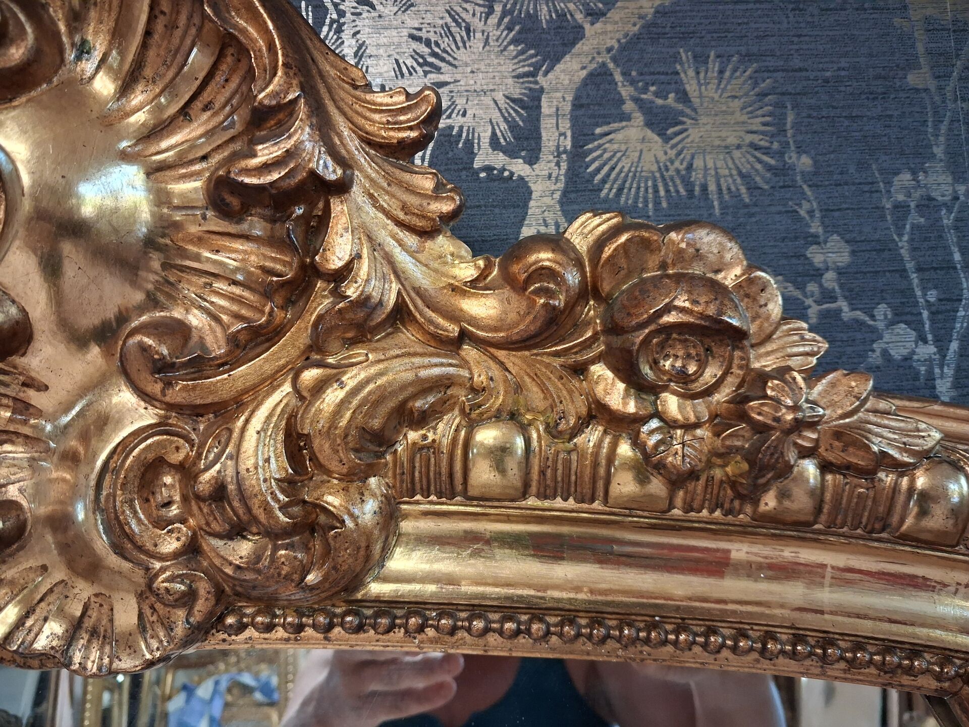 Mirror from the Napoléon III era 147 x 98