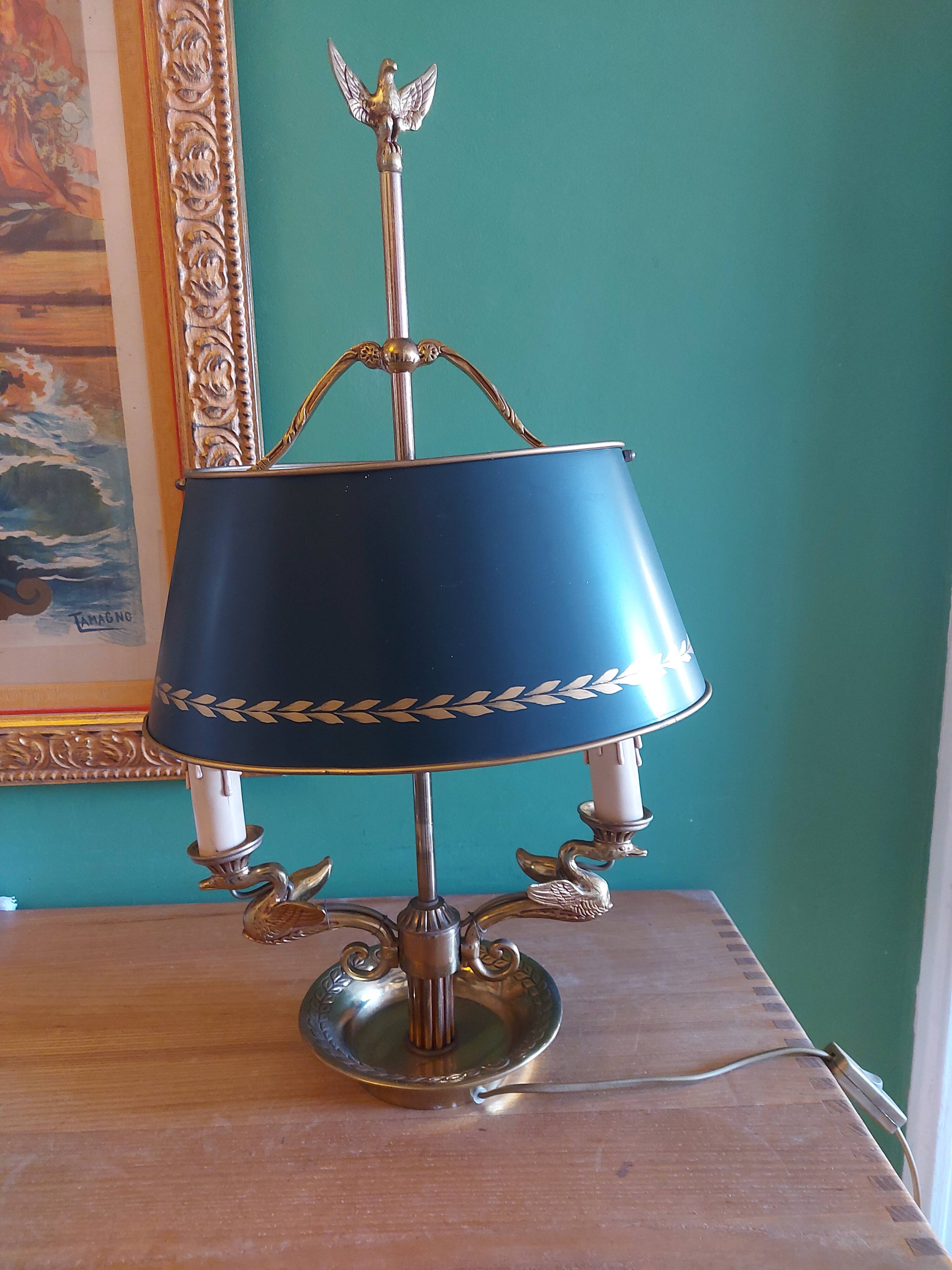 BOUILLOTTE LAMP IN BRONZE, SIGN DECOR