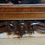 Very important carved wooden mirror, dating from the 19th century, Napoleonic III period.