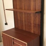Étagère bibliothèque modulable avec caisson bas 1960-80’s