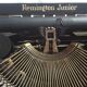 Machine à écrire ancienne Remington Junior portable