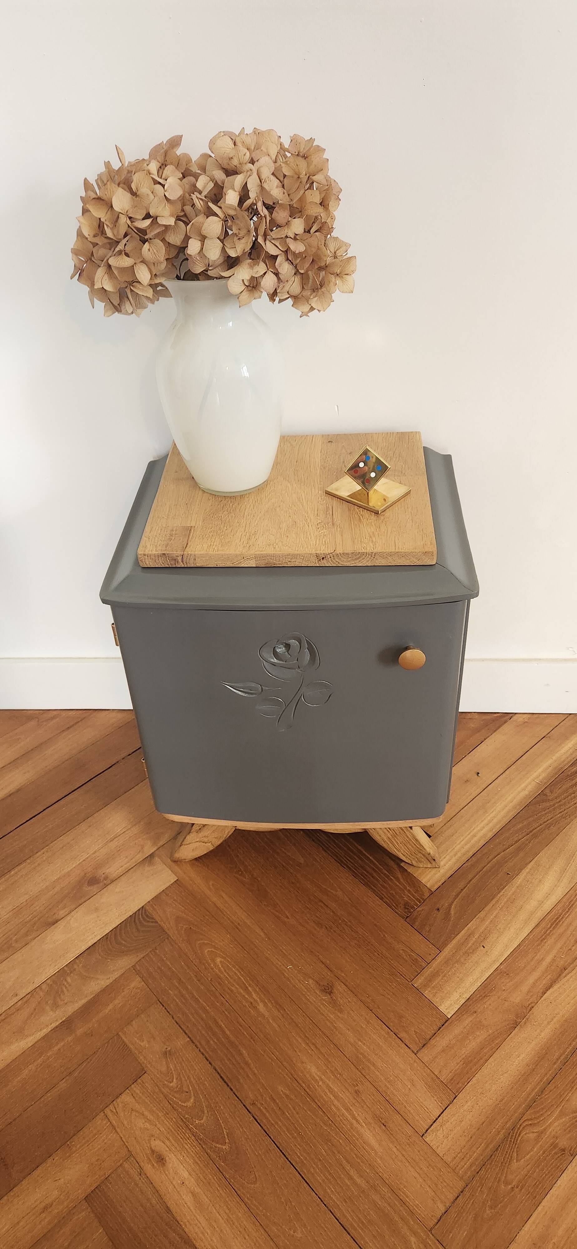 redesigned bedside table