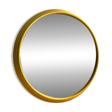 Vintage round gold mirror