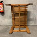 Vintage Pine Coffee Table, Reconstruction Period, Brutalist Design