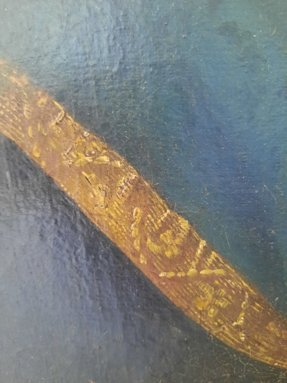 Oil portrait XVIIIth