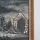 Oil on canvas painting storm sky country gallery