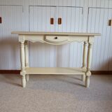Elegant and classic console – cream color – 1 drawer