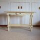Console élégante et classique – couleur crème – 1 tiroir