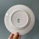 Set of 7 flat plates Terre de Fer St Amand and Hamage “Byzantine”