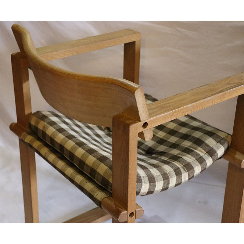 Desk and its vintage wooden chair 1960
