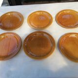 Gien earthenware dinner plates