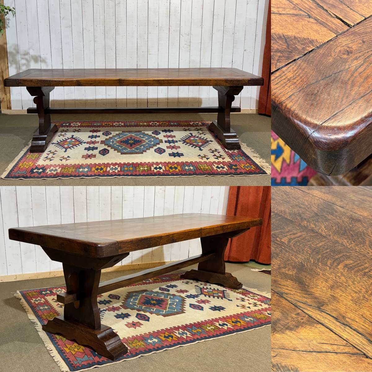 Monastery table in oak from the early 20th century.