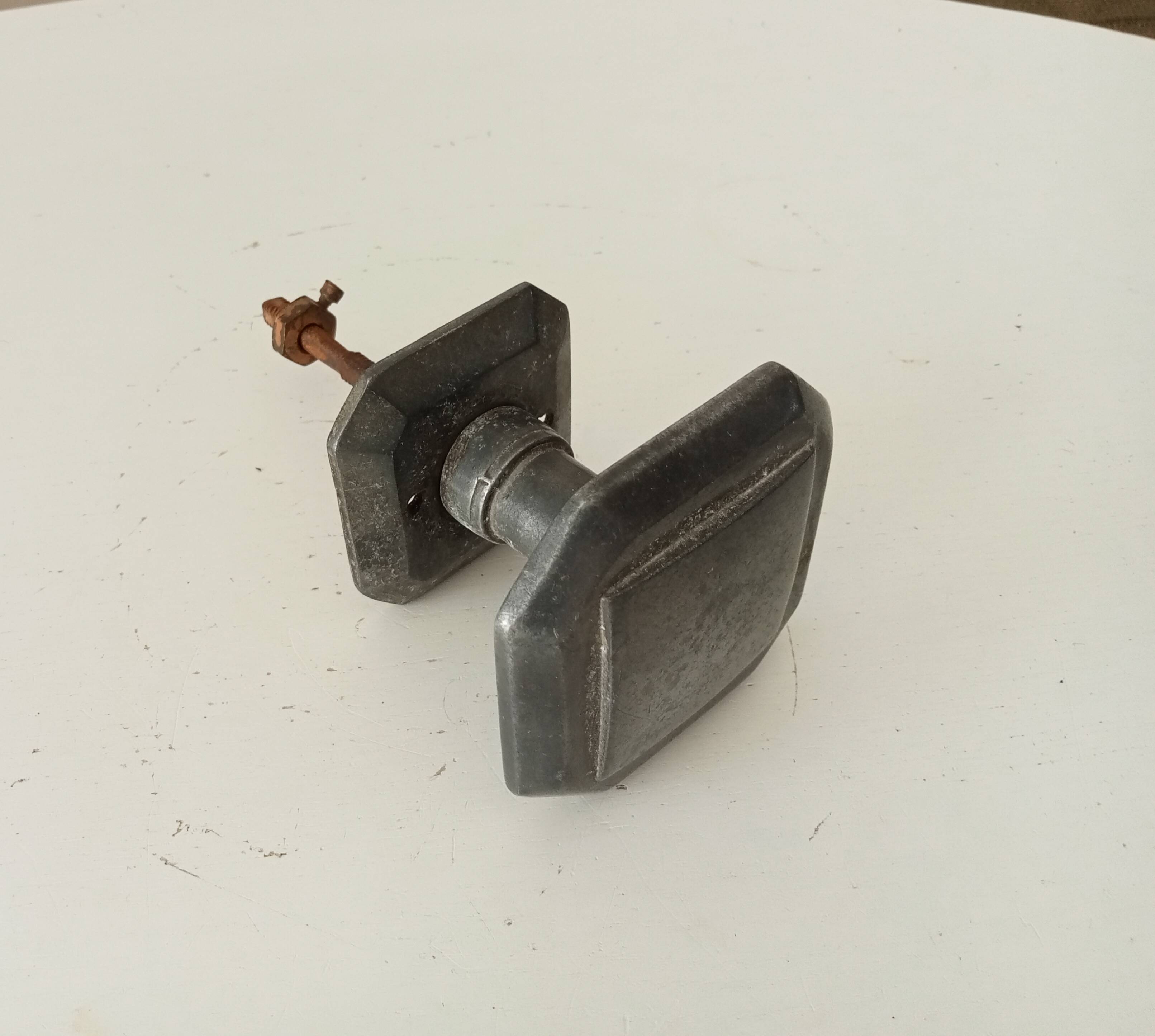 Antique art deco central door handle door pull
